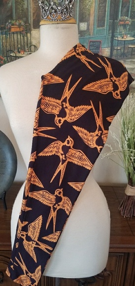 Gold birds leggings - Picture 1 of 3